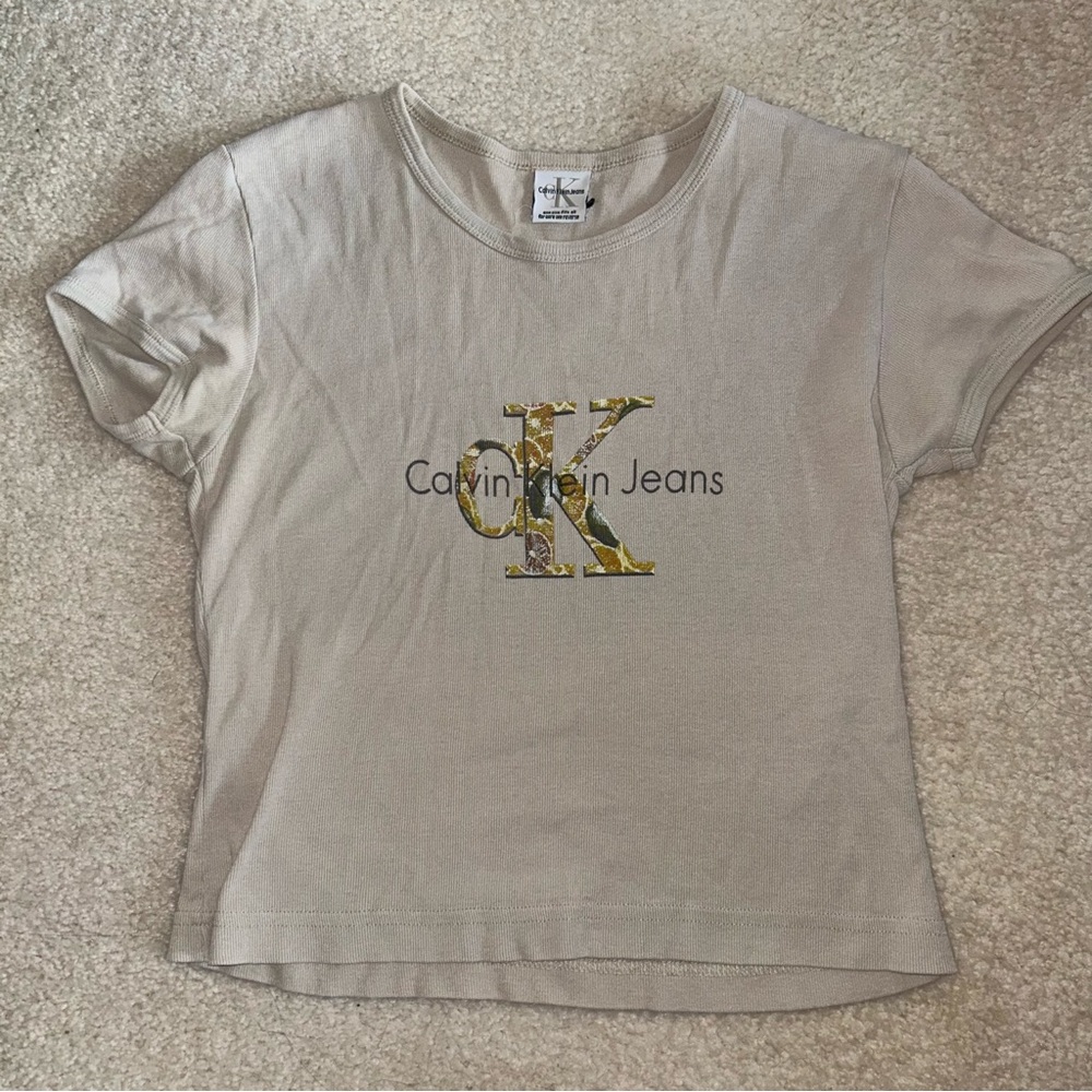 Vintage Calvin Klein Baby Tee
